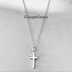 Sterling Silver Cross Necklace